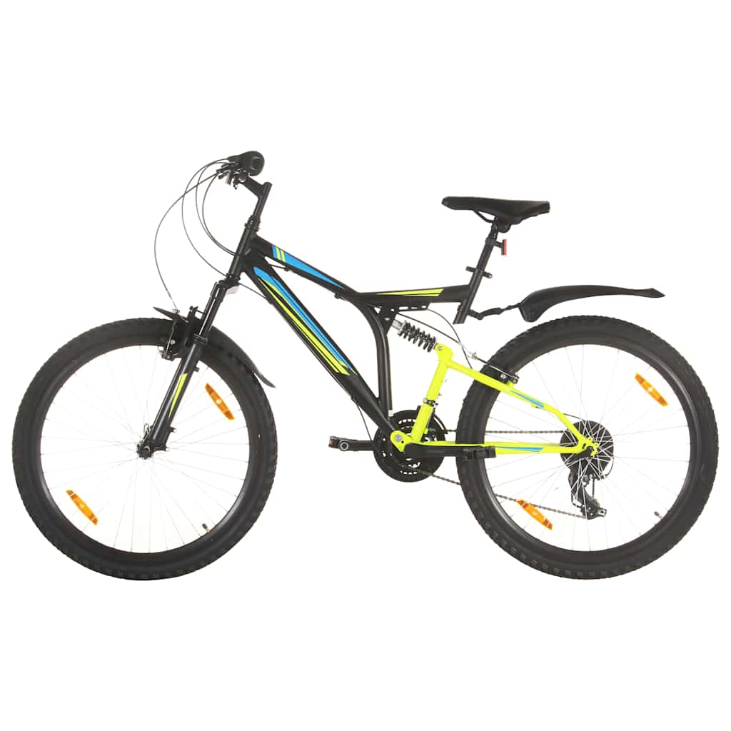 VidaXL Mountainbike 21 Gänge 26 Zoll Räder 49 cm Schwarz