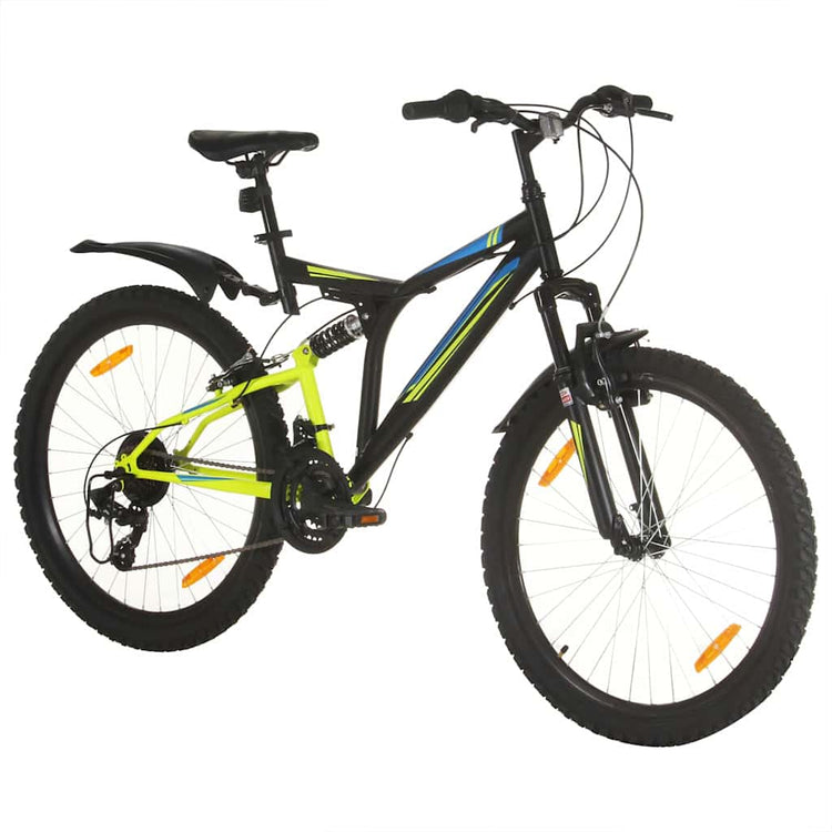 VidaXL Mountainbike 21 Gänge 26 Zoll Räder 49 cm Schwarz