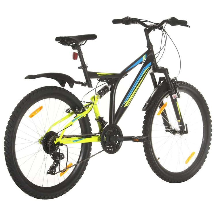 VidaXL Mountainbike 21 Gänge 26 Zoll Räder 49 cm Schwarz