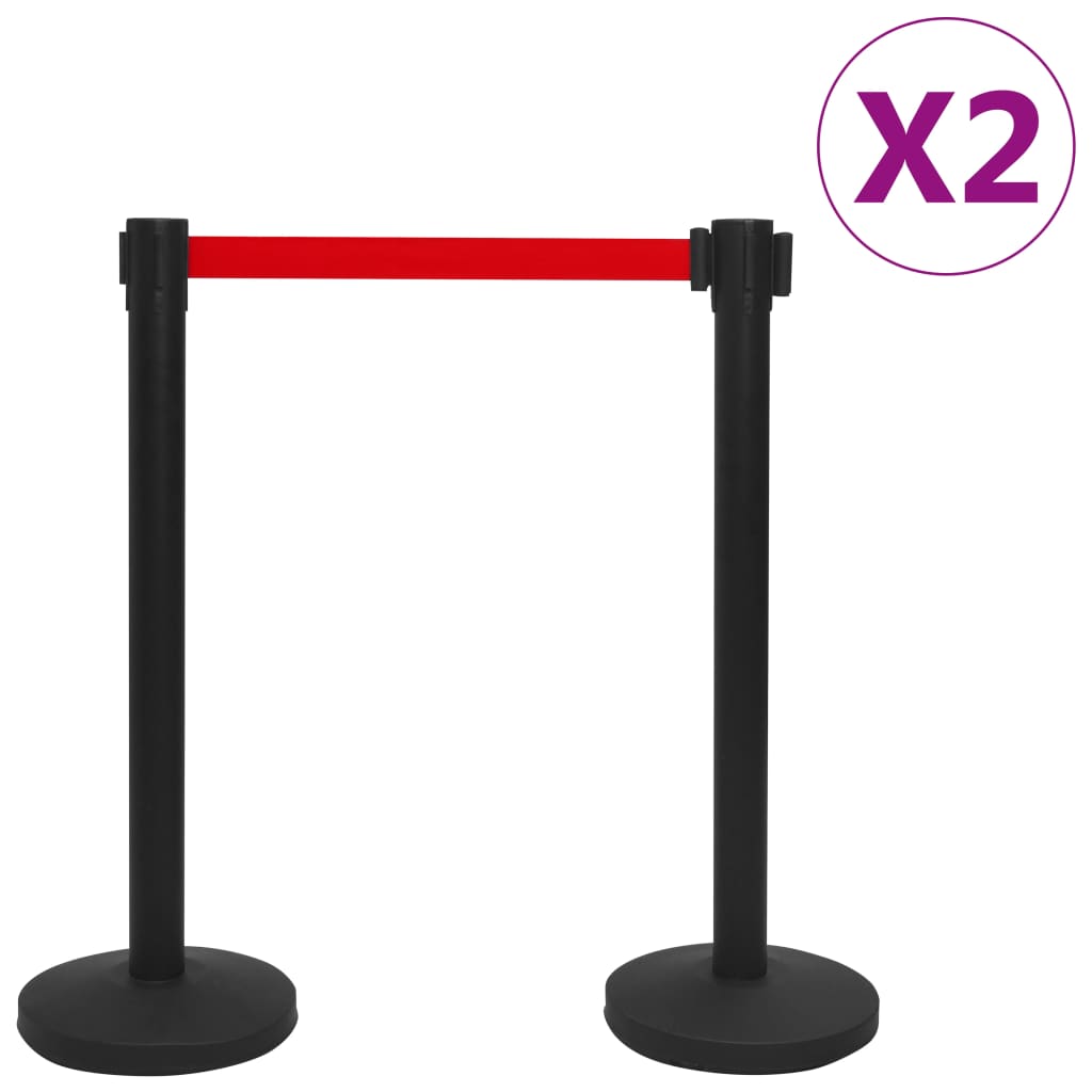 Vidaxl -Verkaufsposten 4 STs mit Bändern Eisen schwarz