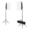 Vidaxl Photo Studio Set mit Softbox -Lampen, Hintergrund und Reflektor