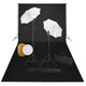 Vidaxl Photo Studio Set mit Lampen, Regenschirmen, Hintergrund und Reflektor