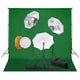 Vidaxl Photo Studio Set mit Lampen, Regenschirmen, Hintergrund und Reflektor