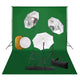 Vidaxl Photo Studio Set mit Lampen, Regenschirmen, Hintergrund und Reflektor