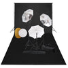 Vidaxl Photo Studio Set mit Lampen, Regenschirmen, Hintergrund und Reflektor