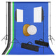 Vidaxl Photo Studio Set mit Lampen, Hintergrund und Reflektor