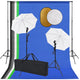 Vidaxl Photo Studio Set mit Lampen, Regenschirmen, Hintergrund und Reflektor