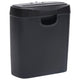Vidaxl Paper Shredder 6 Seiten Streifen schwarz