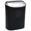 Vidaxl Paper Shredder 10 Seiten kreuzen schwarz