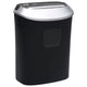 Vidaxl Paper Shredder 10 Seiten kreuzen schwarz