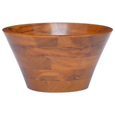 VIDAXL WASHBAIN Ø40x20 cm Festes Teak