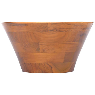 VIDAXL WASHBAIN Ø40x20 cm Festes Teak