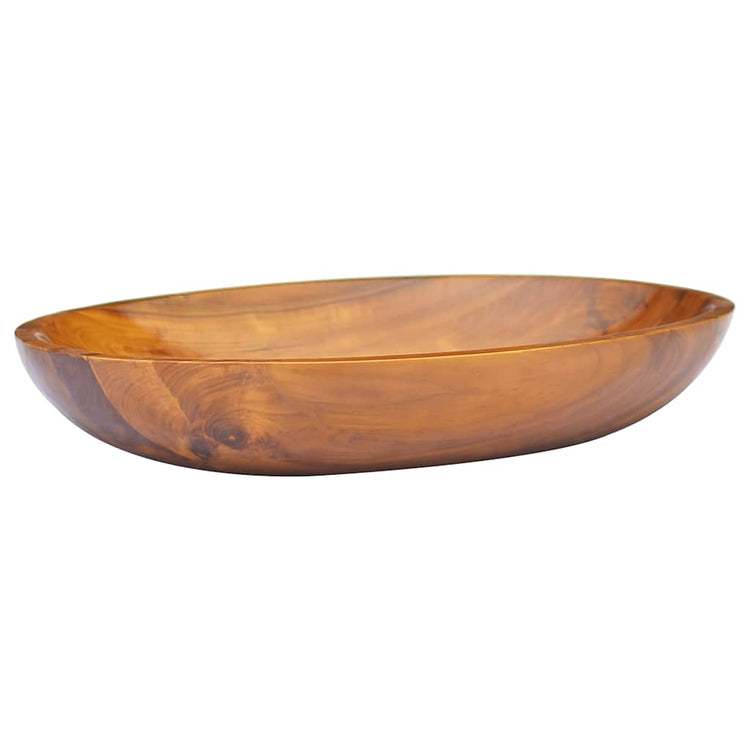 VIDAXL WASHBAIN 60x40x10 cm Festes Teak