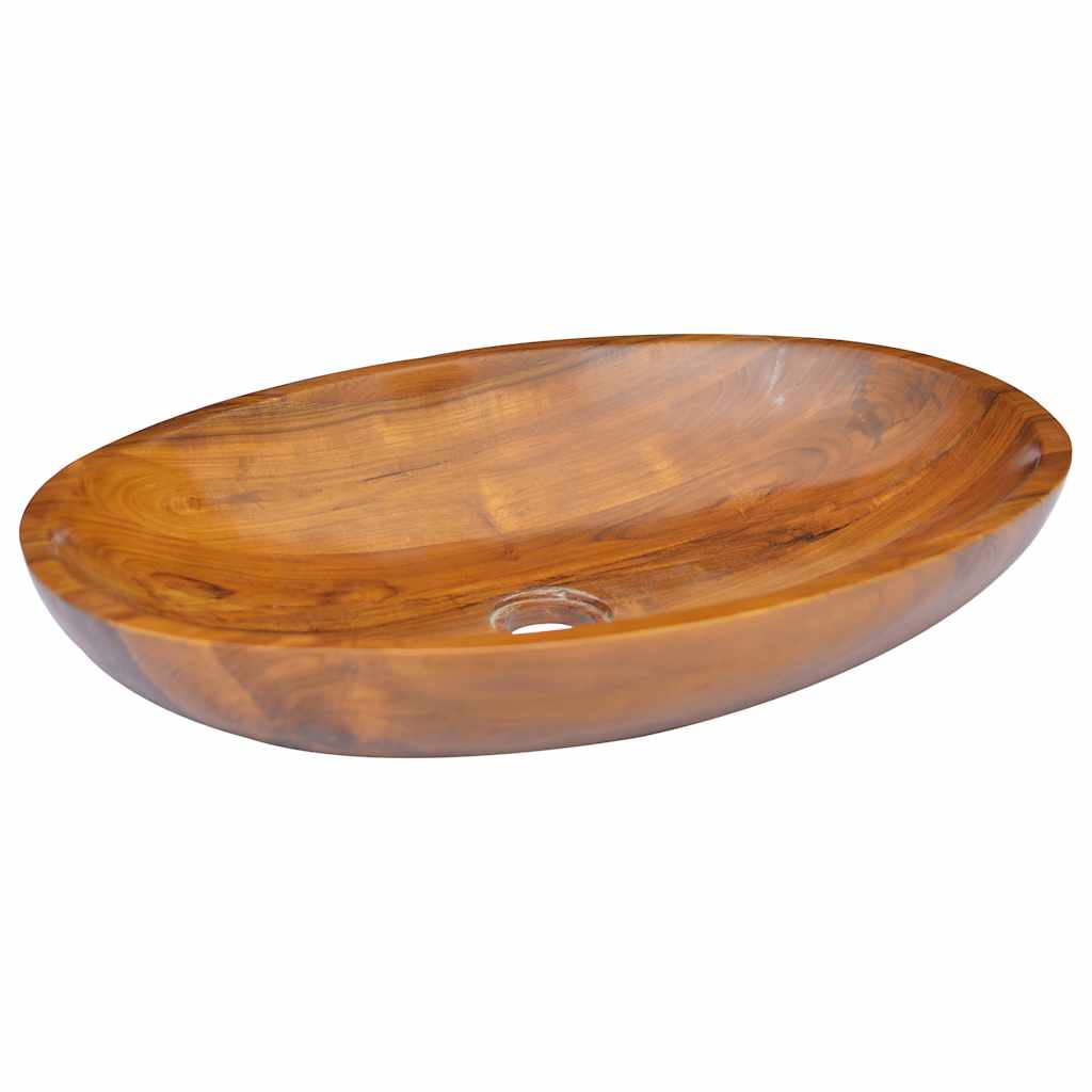 VIDAXL WASHBAIN 60x40x10 cm Festes Teak