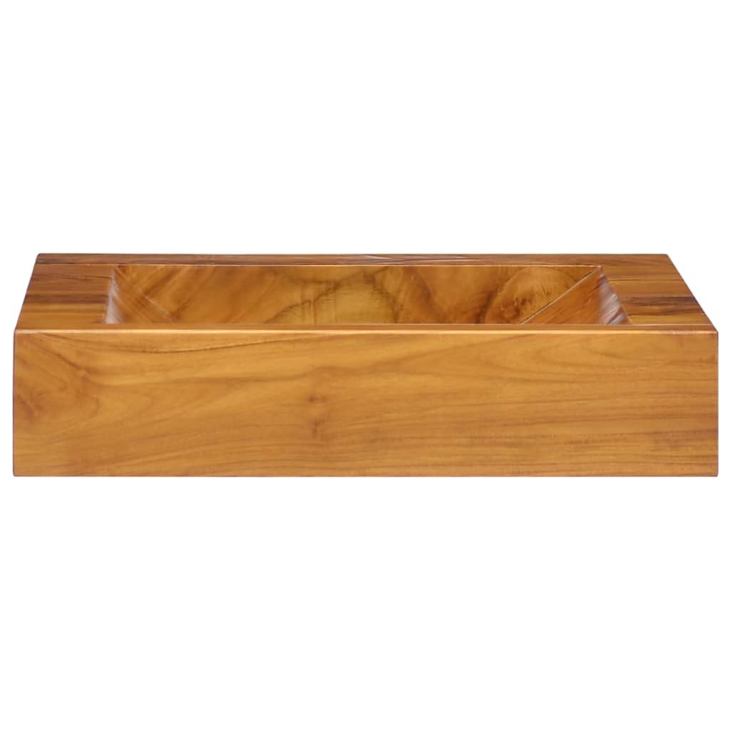VIDAXL WASHBAIN 50 x 35 x 10 cm Festes Teak