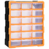 VIDAXL -Veranstalter mit 18 mittleren Schubladen 38x16x47 cm