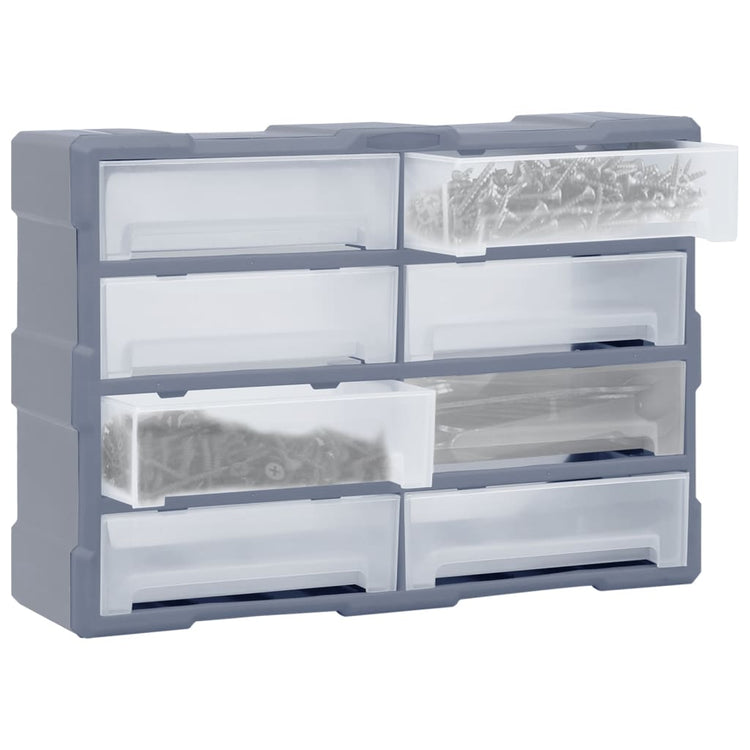VIDAXL -Organizer mit 8 großen Schubladen 52x16x37 cm