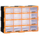VIDAXL -Organizer mit 16 mittleren Schubladen 52x16x37 cm
