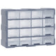 VIDAXL -Organizer mit 16 mittleren Schubladen 52x16x37 cm