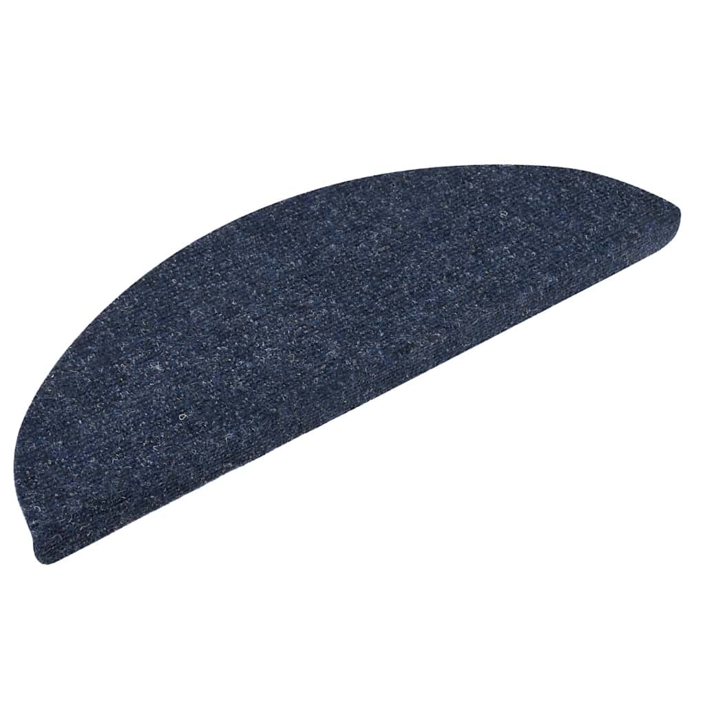 Vidaxl Treppenmatten Selbstadhäsiv 10 ST 56x17x3 cm Nadel Blau