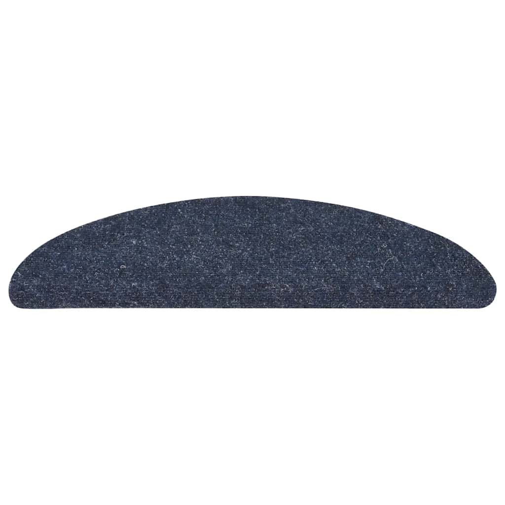 Vidaxl Treppenmatten Selbstadhäsiv 10 ST 56x17x3 cm Nadel Blau