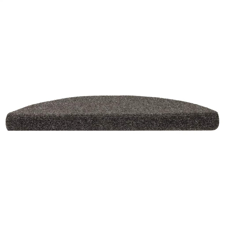 Vidaxl Treppenmatten Selbstadhäsiv 5 ST 56x17x3 cm Nadel Filz Anthrazitfarbe