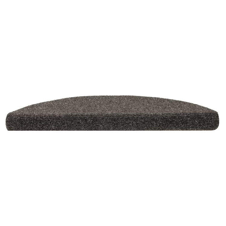 Vidaxl Treppenmatten Selbstadhäsiv 10 ST 56x17x3 cm Nadel fühlt Anthrazit Filz