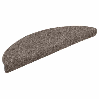 Vidaxl -Treppenmatten Selbstadhäsiv 10 ST 56x17x3 cm Nadel Filzcreme -Colored