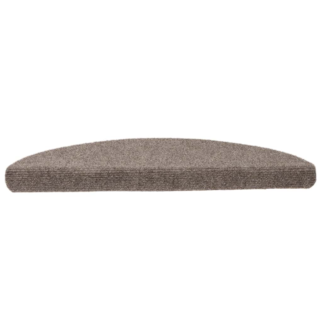 Vidaxl -Treppenmatten Selbstadhäsiv 10 ST 56x17x3 cm Nadel Filzcreme -Colored