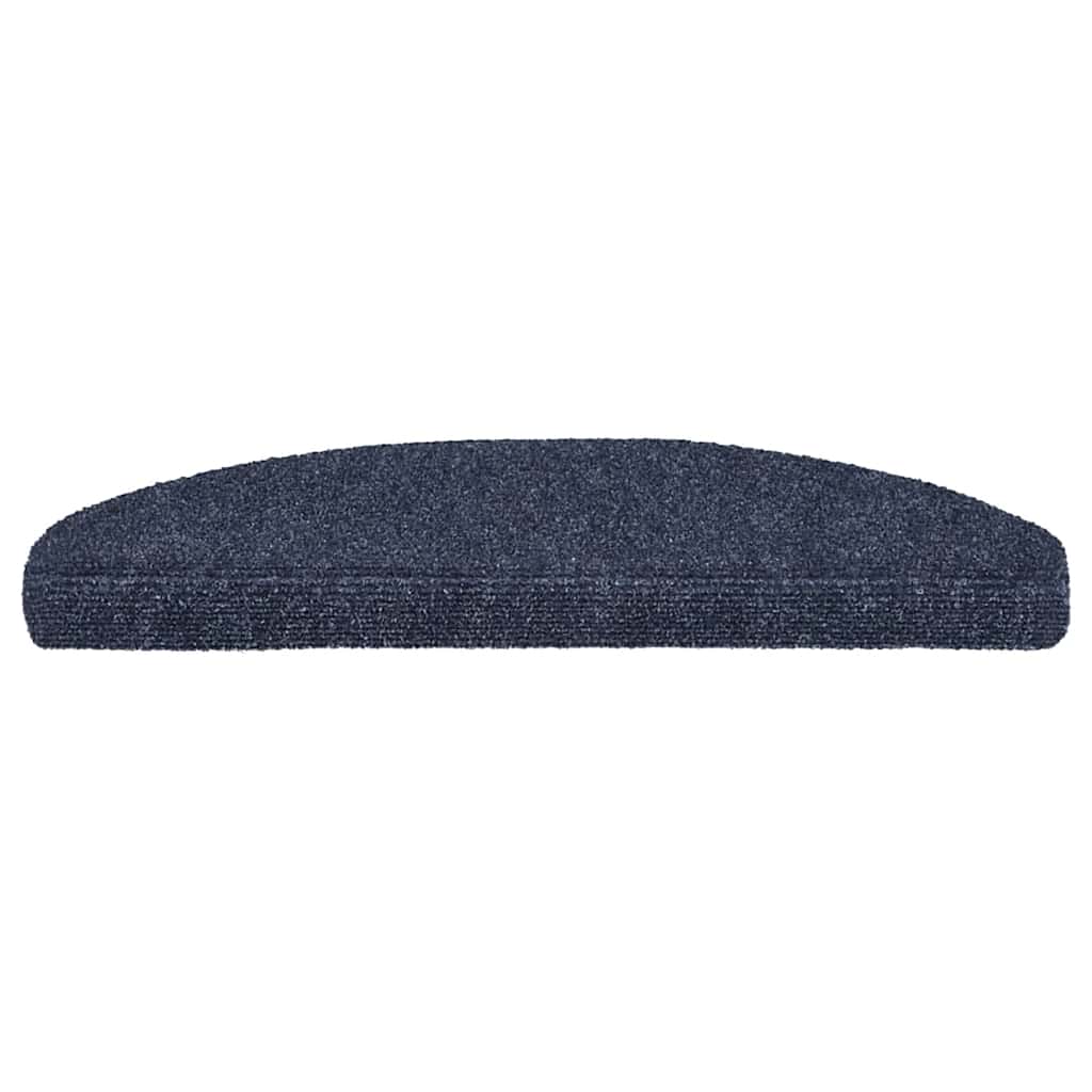 Vidaxl Treppenmatten Selbstadhäsiv 10 Stcs 65x21x4 cm Nadel Blau gefühlt