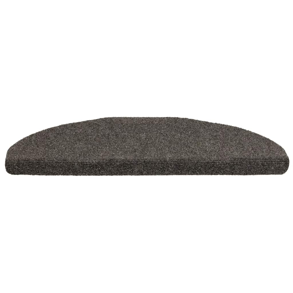 Vidaxl Treppenmatten Selbstadhäsiv 10 PCs 65x21x4 cm Nadel Filz Anthrazit