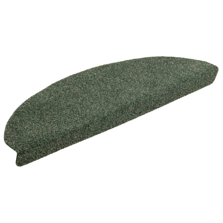 Vidaxl Treppenmatten Selbstadhäsiv 10 ST 65x21x4 cm Nadel sich grün gefühlt