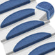 Vidaxl -Treppenmatten 10 ST 56x17x3 cm blau