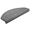 Vidaxl -Treppenmatten 10 ST 65x24x4 cm dunkelgrau