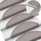 Vidaxl -Treppenmatten 10 ST 65x24x4 cm hellbraun