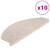 Vidaxx Stufenmatten 10 St. 65x24x4 cm Taupe halbrund groß