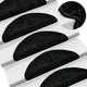 Vidaxl -Treppenmatten 10 ST 56x17x3 cm Schwarz