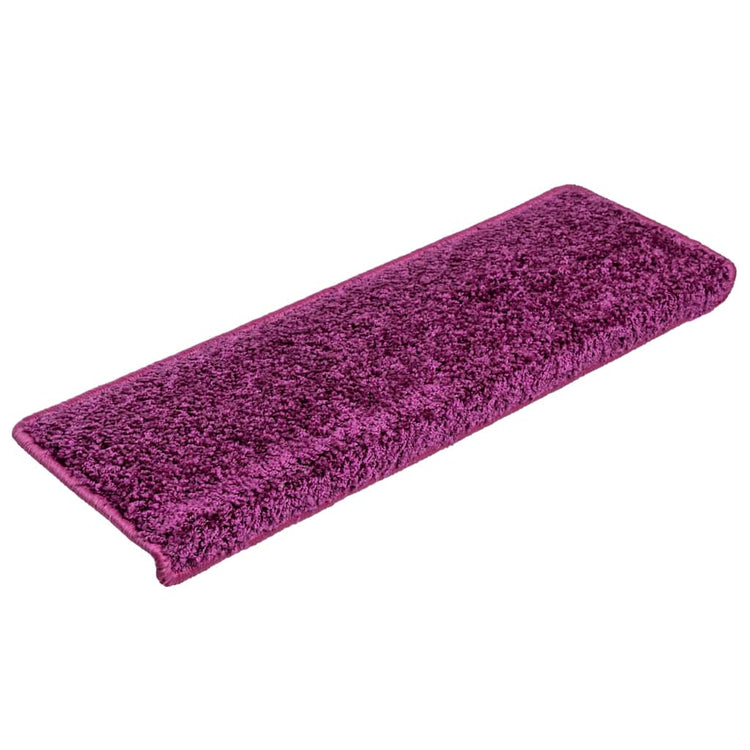 Vidaxl -Treppenmatten 10 ST 65x21x4 cm Violett