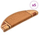 Vidaxl -Treppen selbst -adhäsiv 5 ST 65x21x4 cm Beige