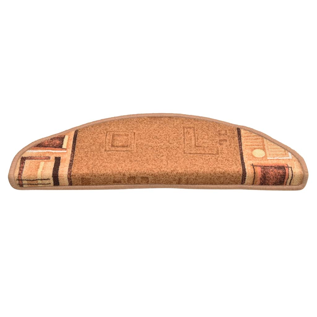 VidaXL Stufenmatten selbstklebend 10 Stück 65x21x4 cm Beige
