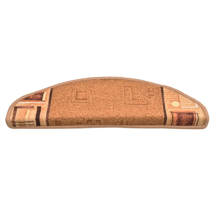 VidaXL Stufenmatten selbstklebend 10 Stück 65x21x4 cm Beige
