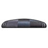Vidaxl -Treppenmatten Selbstadhäsiv 5 ST 65x21x4 cm schwarz und grau