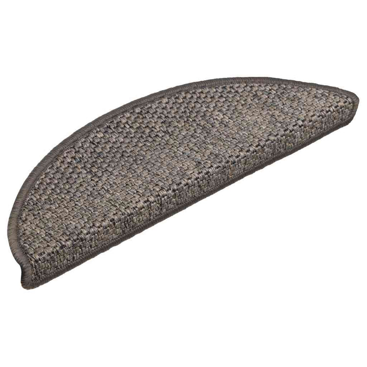 Vidaxl-Treppenmatten selbstklebend 15 St. Sisal Look 56x17x3 cm brauner Beige