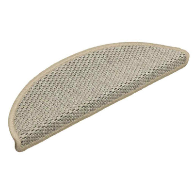 Vidaxl-Treppenmatten selbstklebend 15 St. Sisal Look 56x17x3 cm hellgrün