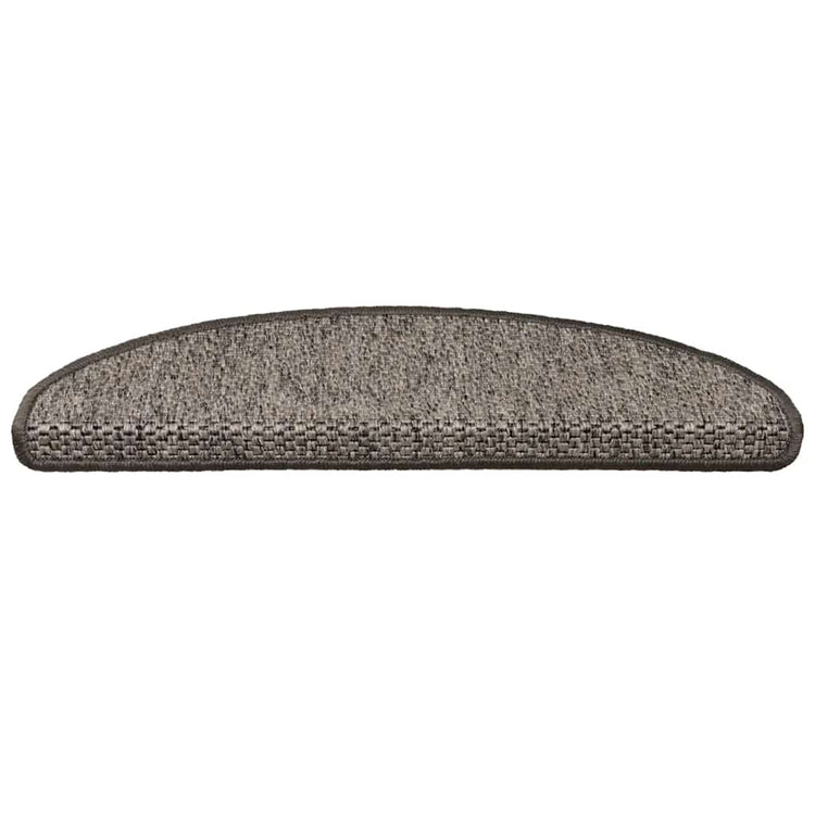 Vidaxl-Treppenmatten selbstklebend 15 St. Sisal Look 65x21x4 cm brauner Beige