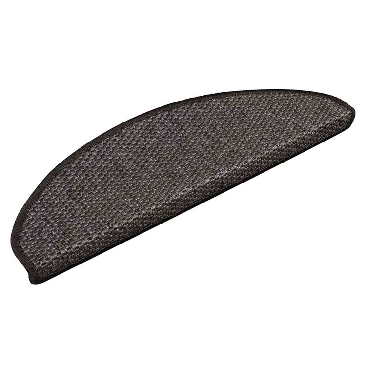 VidaXL Stufenmatten selbstklebend 15 Stk. Sisaloptik 65x21x4cm Farbe Anthrazit