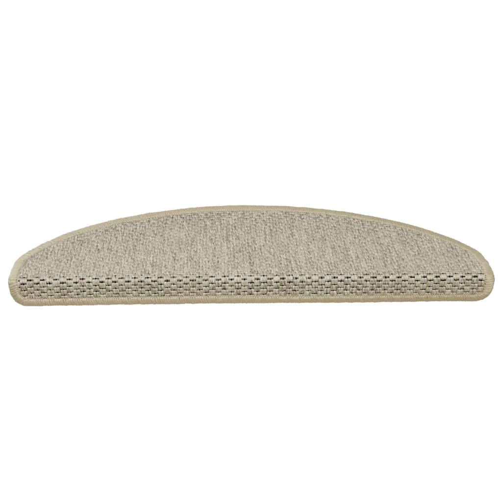 Vidaxl-Treppenmatten selbstklebend 15 St. Sisal Look 65x21x4 cm hellgrün