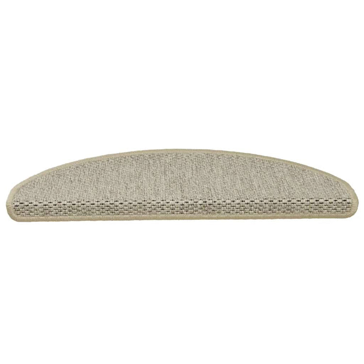 Vidaxl-Treppenmatten selbstklebend 15 St. Sisal Look 65x21x4 cm hellgrün