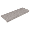 Vidaxl-Treppenmatten selbstklebend 15 St. Sisal Look 65x21x4cm Silberfarbe