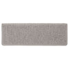 Vidaxl-Treppenmatten selbstklebend 15 St. Sisal Look 65x21x4cm Silberfarbe